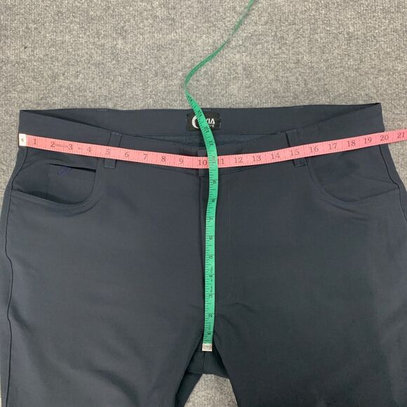 Zyia Pants Mens 2XL XXL Navy Skinny Stretch Mid Rise 5 Pocket City Daily Active - Picture 5 of 11